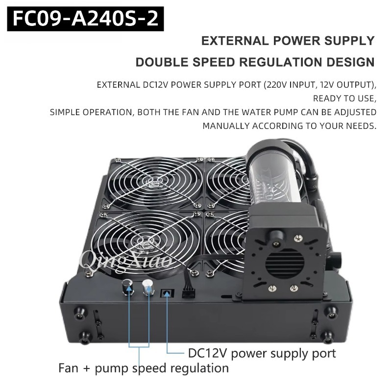 External Radiator Water Cooling Kit - Kit di Raffreddamento Esterno Integrato con