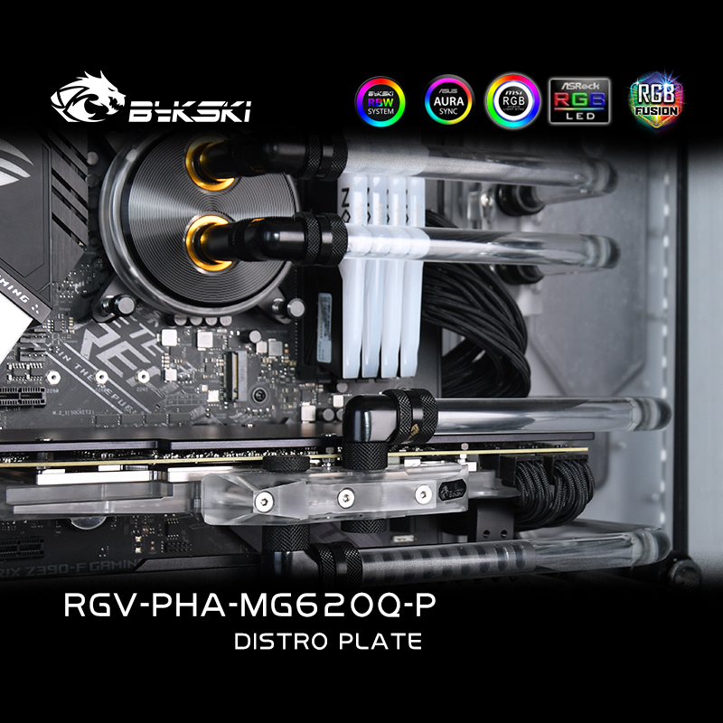 BYKSKI Serbatoio acrilico da u - Distro Plate Ddc Pump Combo recensione e prezzo